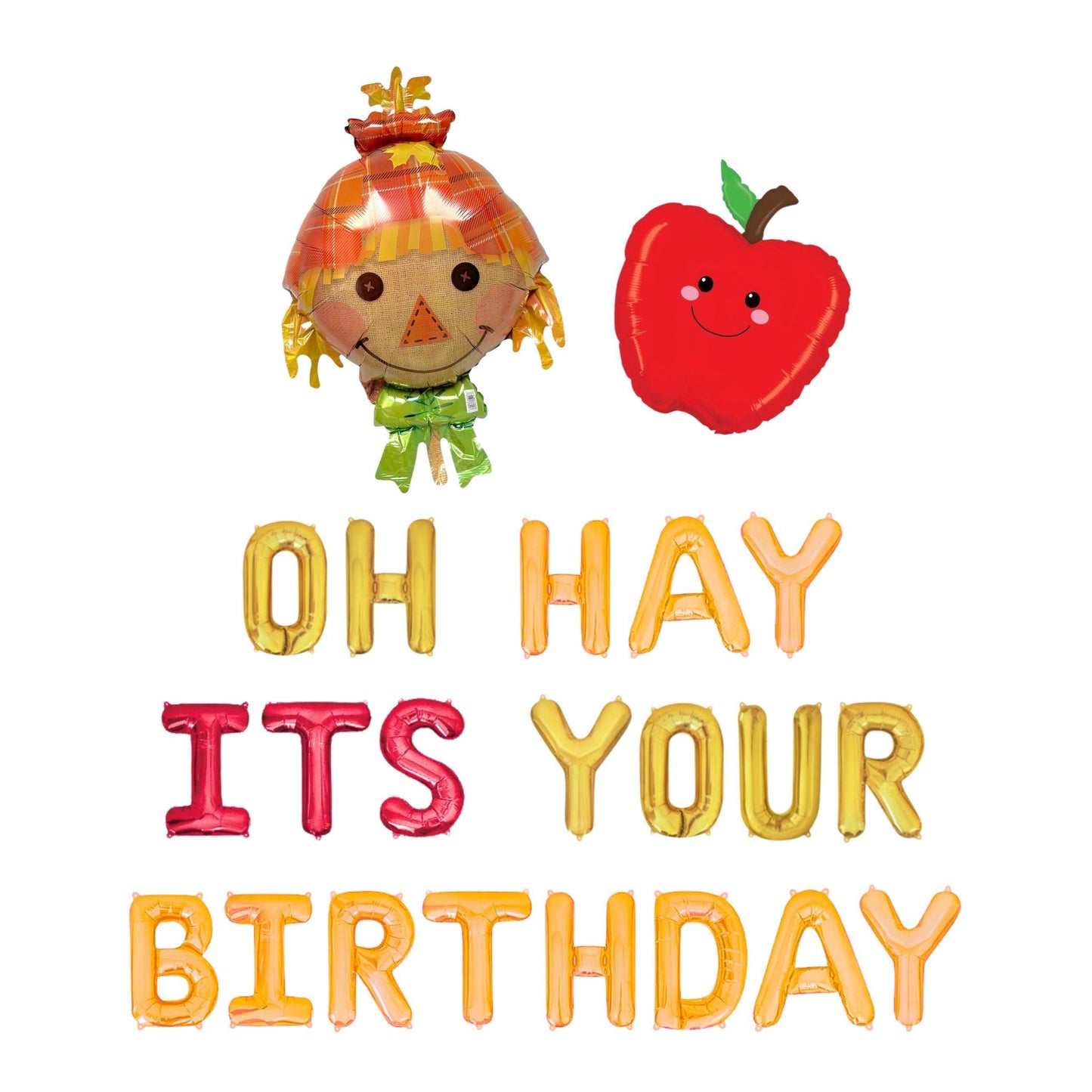 Oh Hay Its Your Birthday Letter Balloon Kit