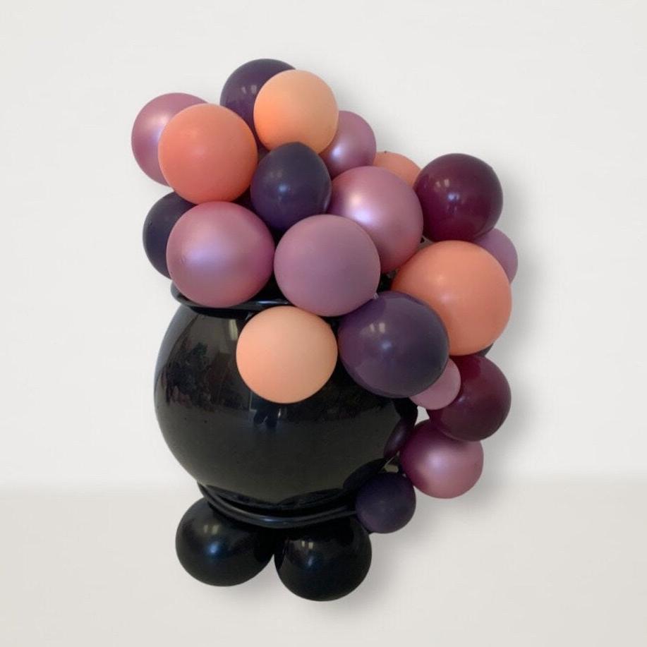 Muted Orange and Purple Cauldron Balloon Kit