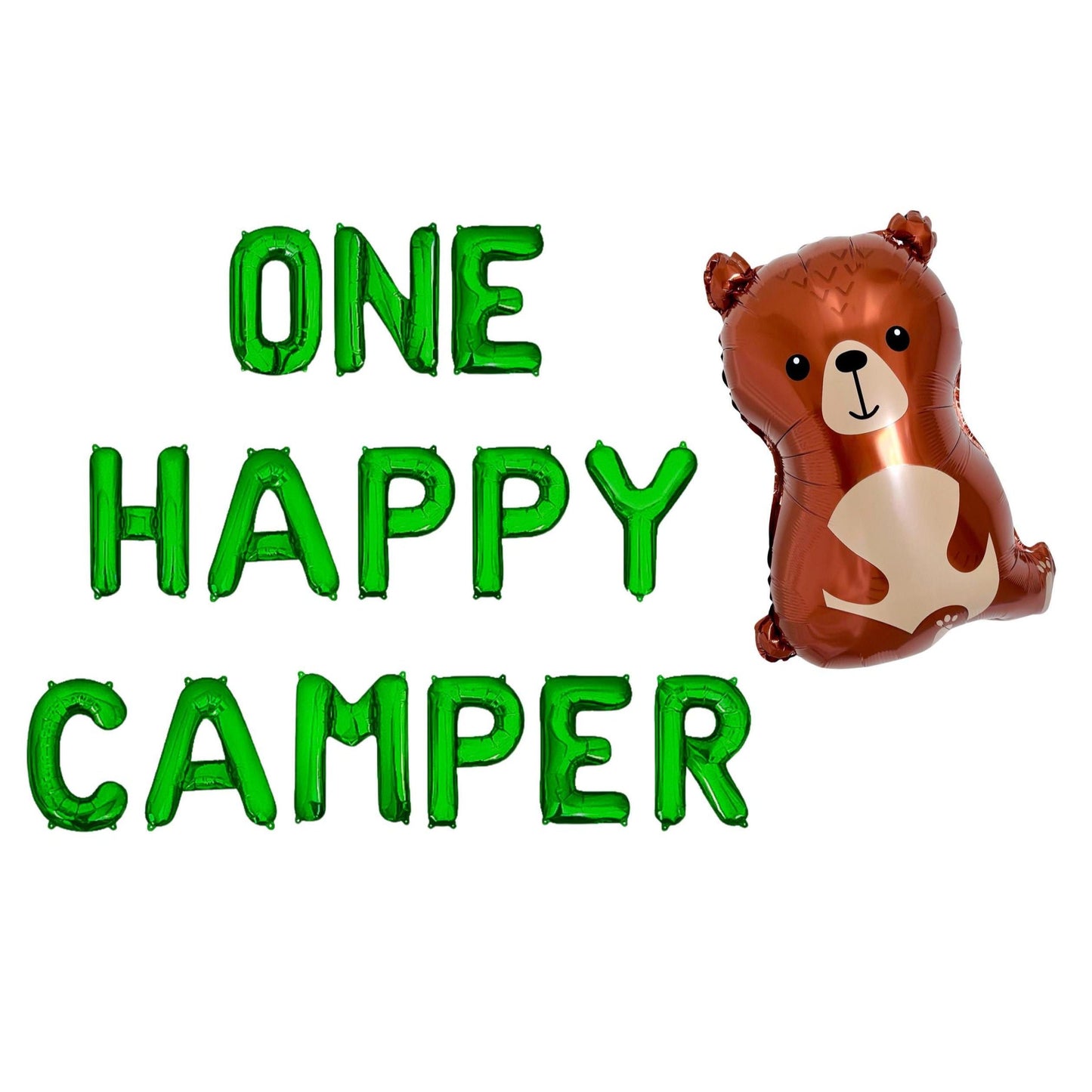 One Happy Camper Letter Balloon Kit