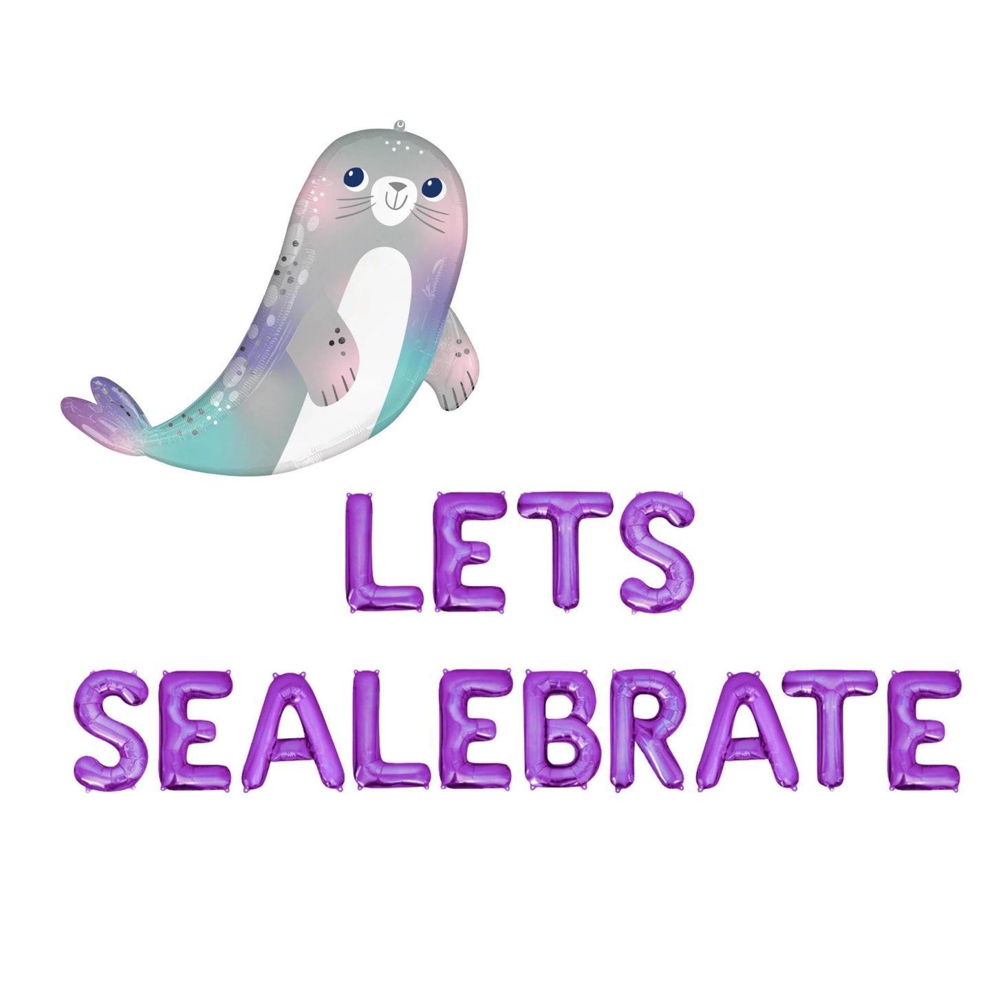 Lets Sealebrate Letter Balloon Kit