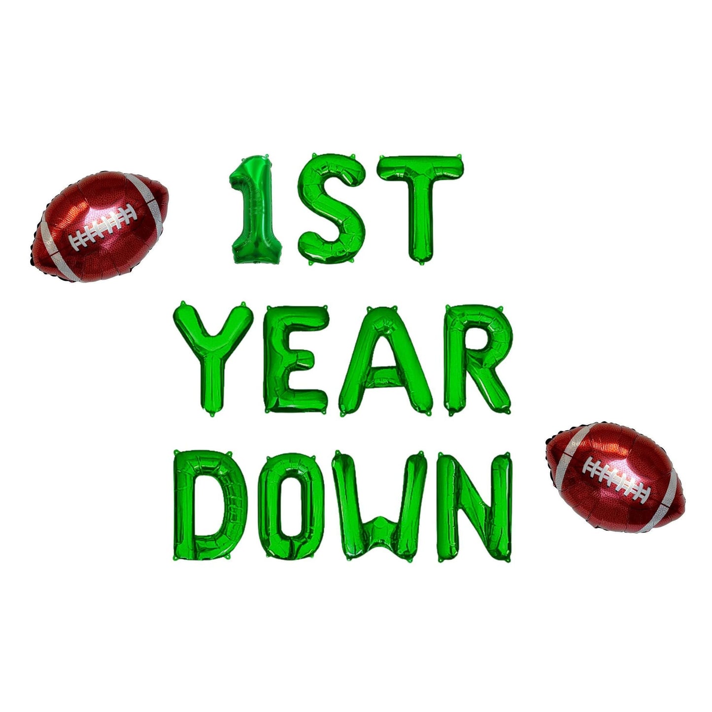 1st Year Down Letter Balloon Kit