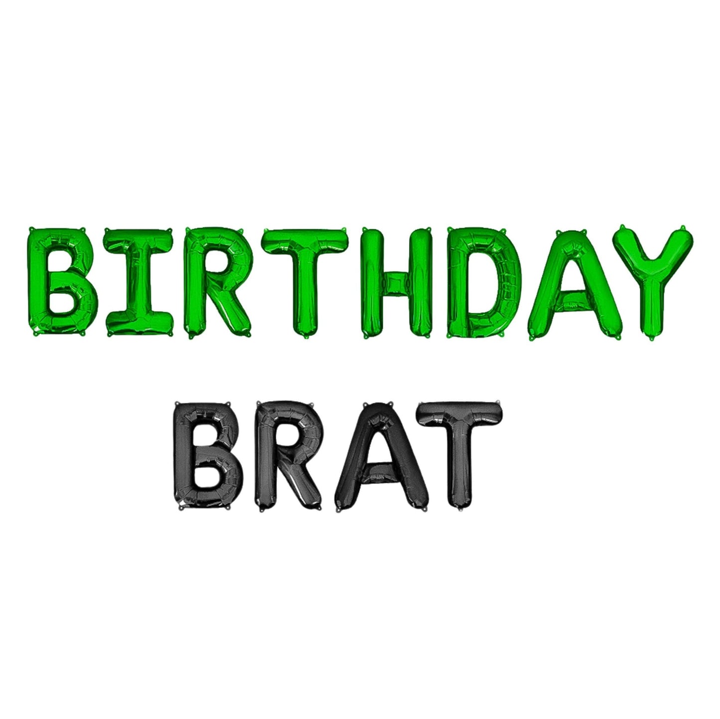 Birthday Brat Letter Balloon Kit