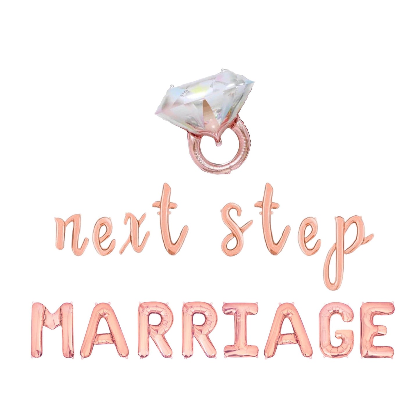 Next Step Marriage Letter Balloon Kit