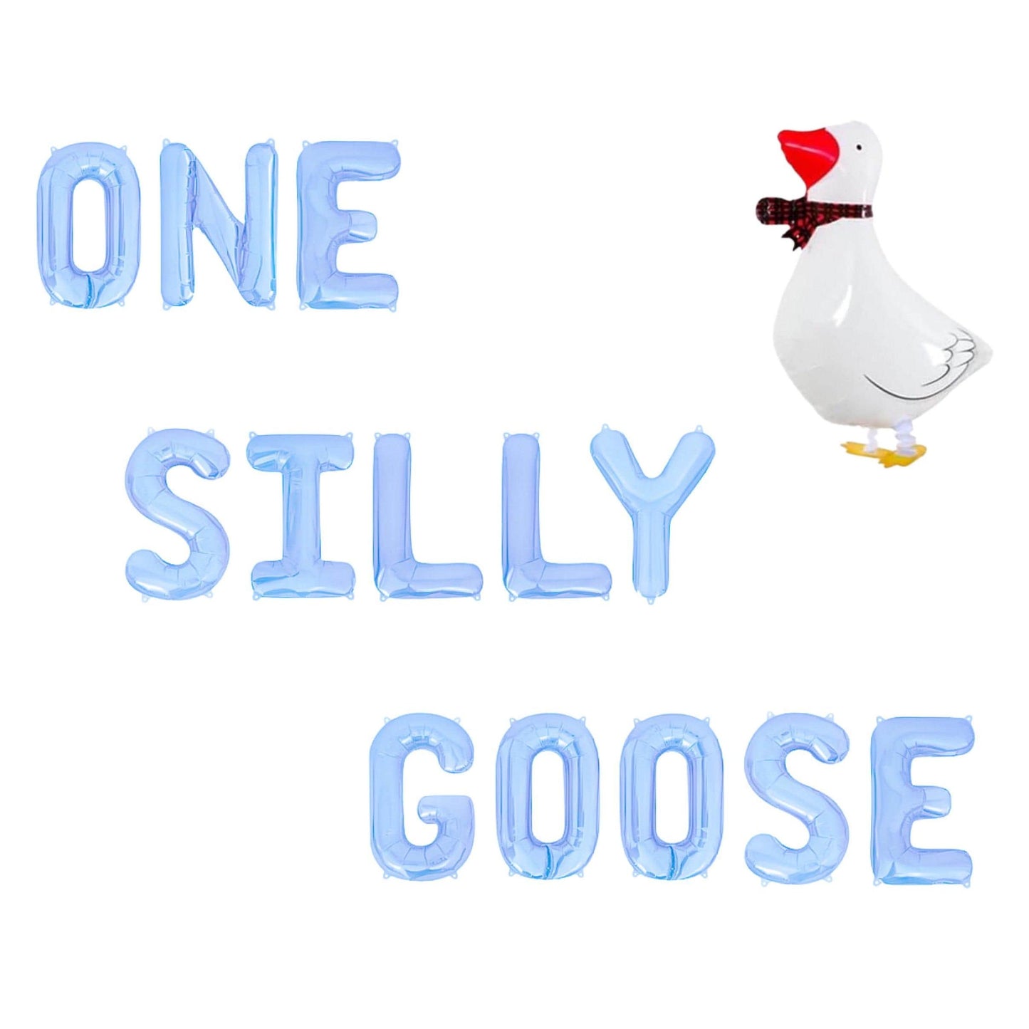 One Silly Goose Letter Balloon Kit