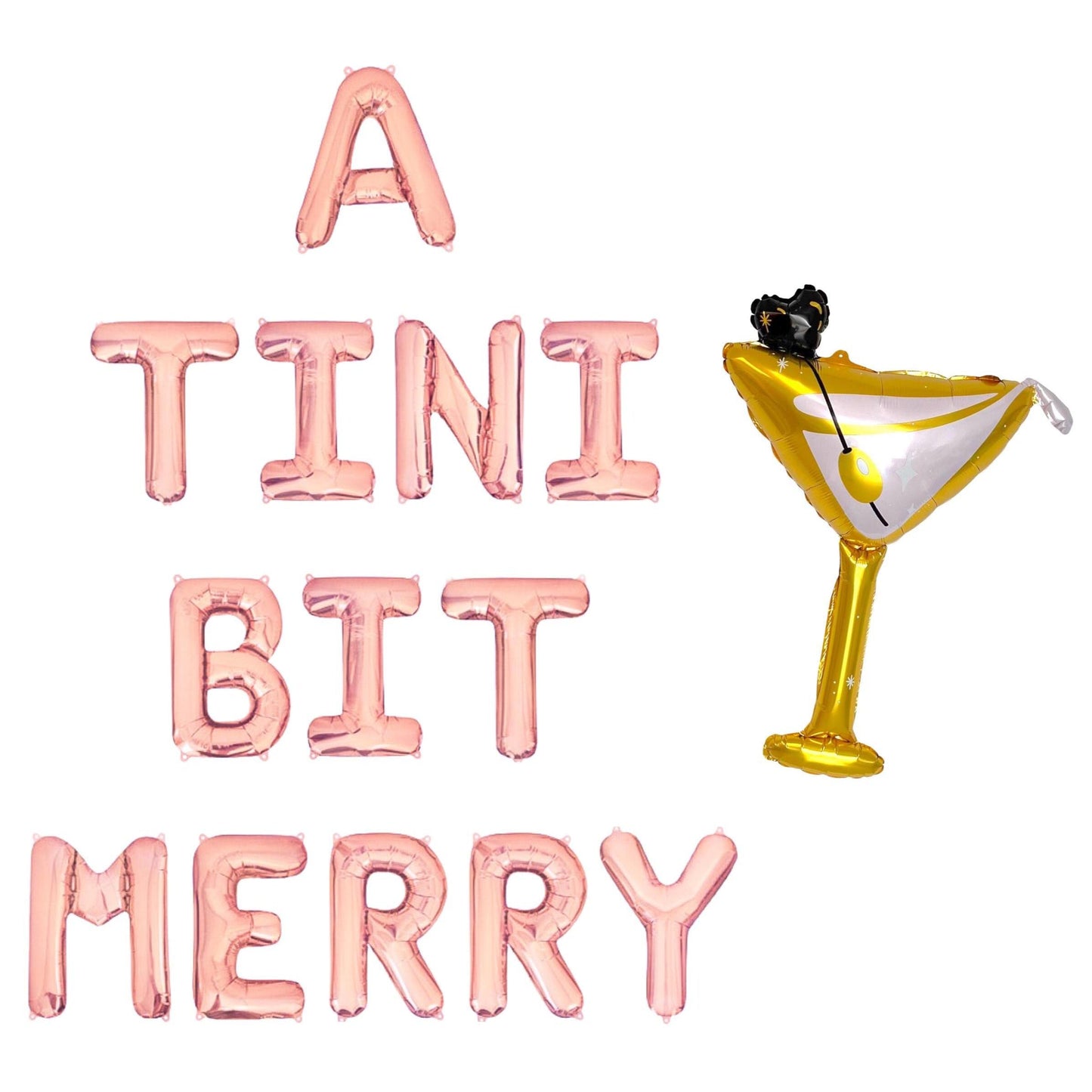 A Tini Bit Merry Letter Balloon Kit