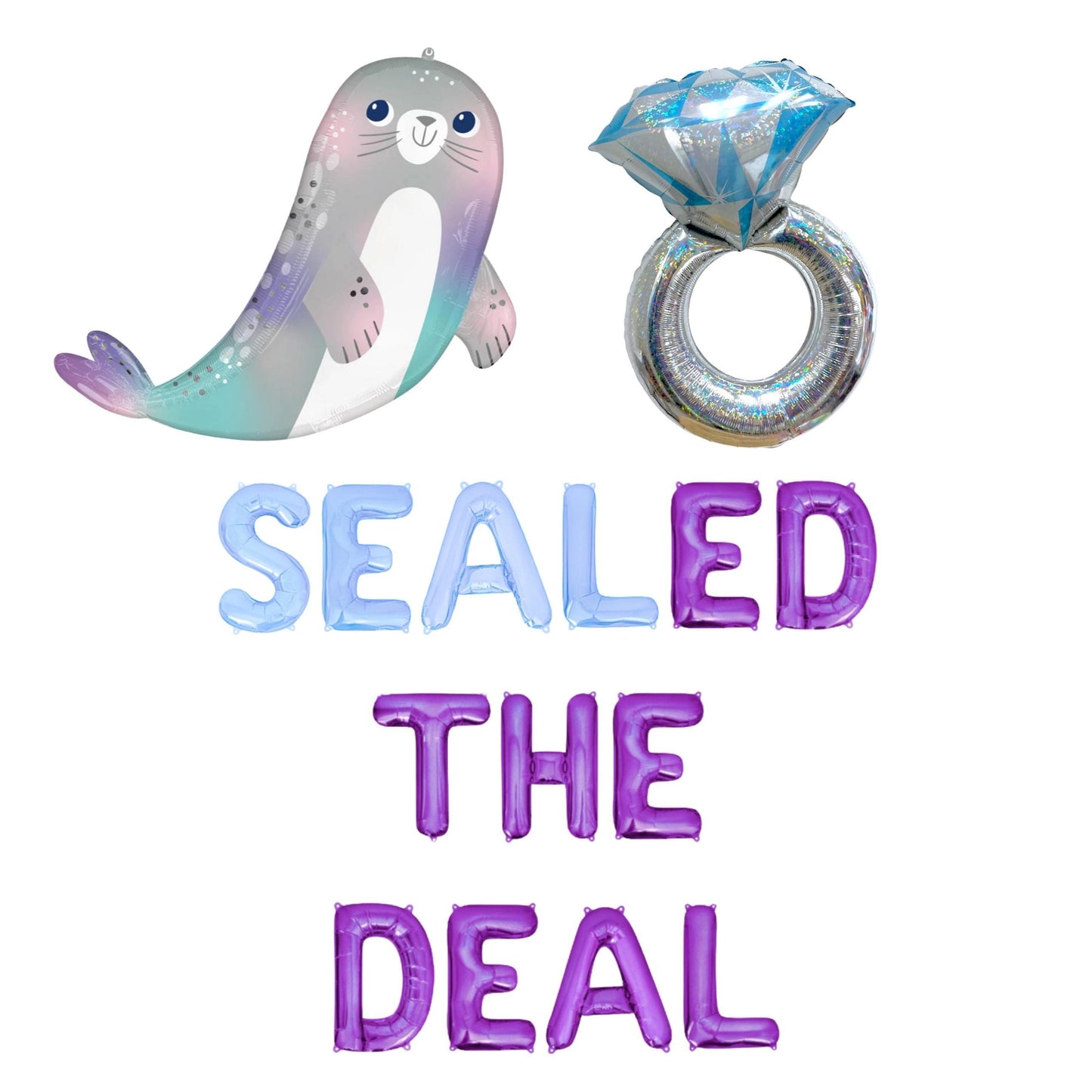 Sealed The Deal Letter Balloon Kit