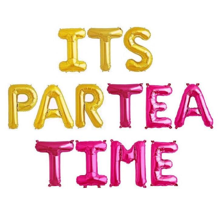 Its Partea Time Letter Balloon Kit