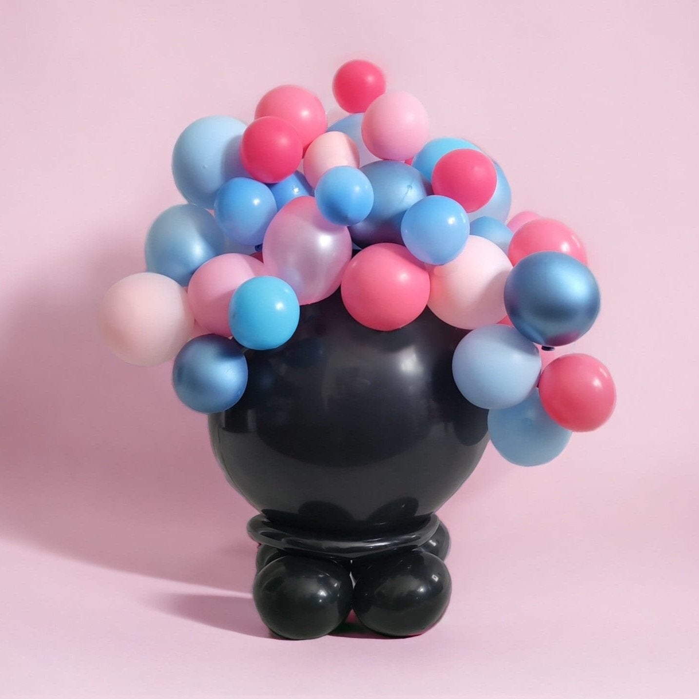 Pink and Blue Cauldron Balloon Kit