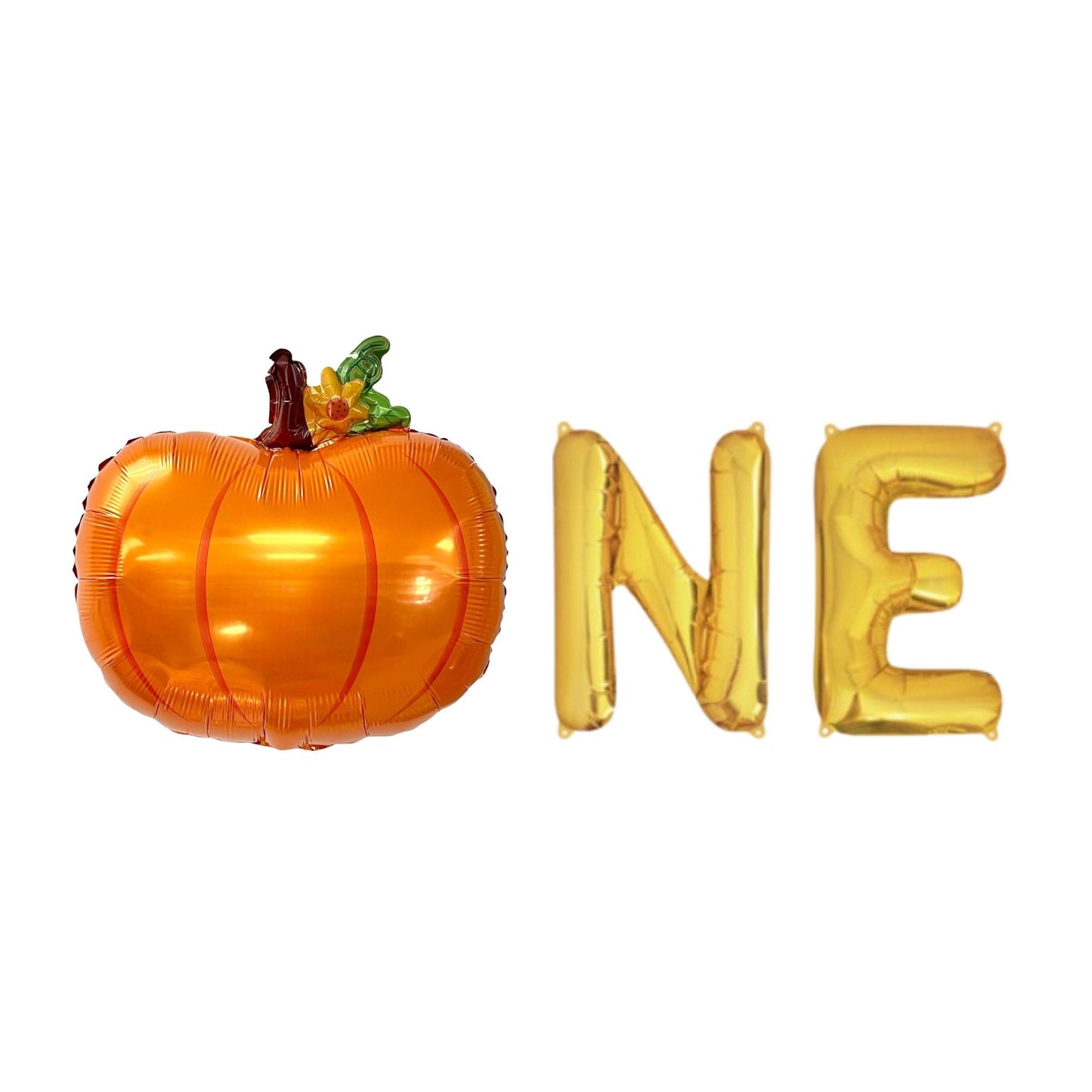Pumpkin One Letter Balloon Kit