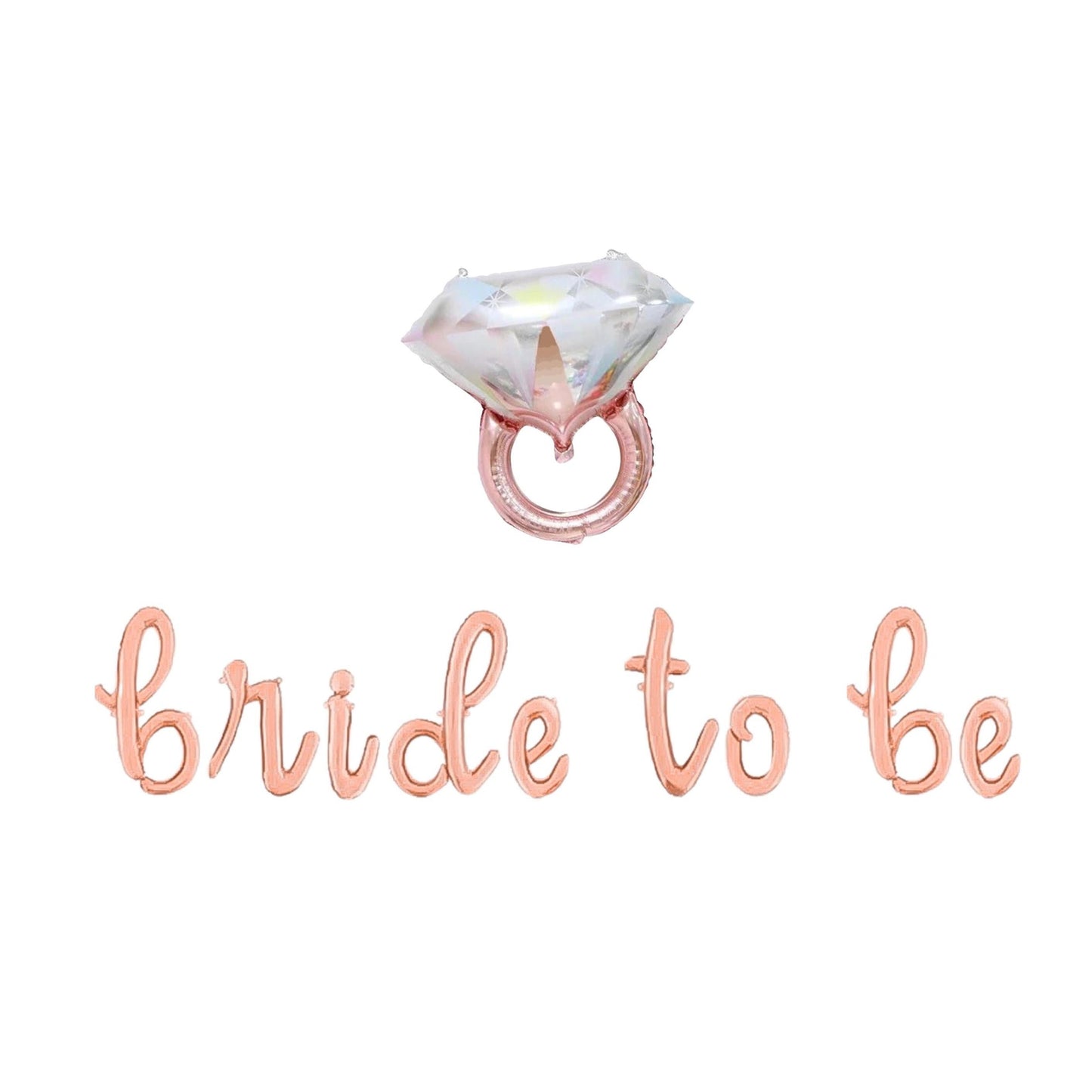 Bride To Be Script Letter Balloon Kit