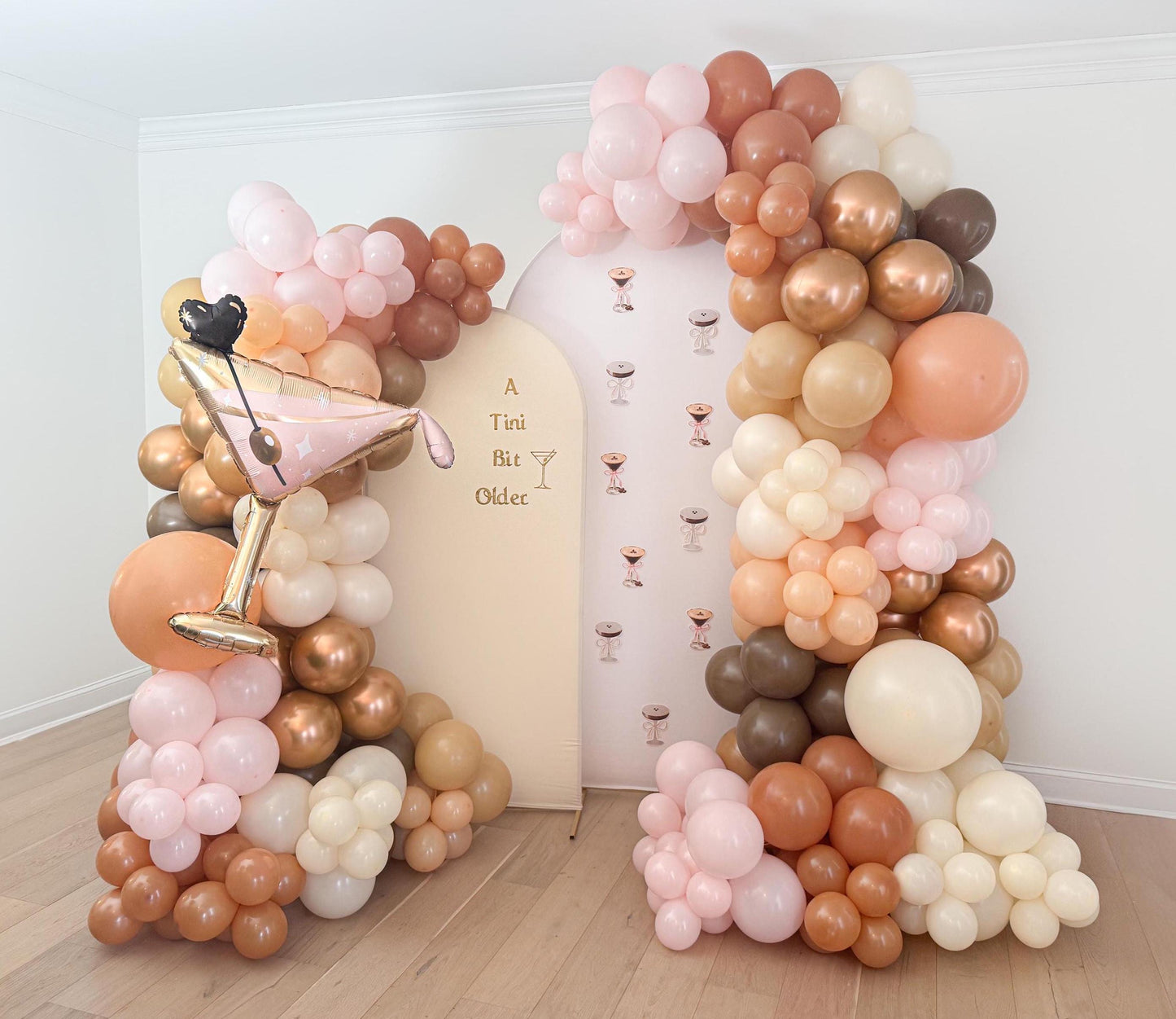 A Tini Bit Older Birthday Party Espresso Martini Balloon Garland Kit