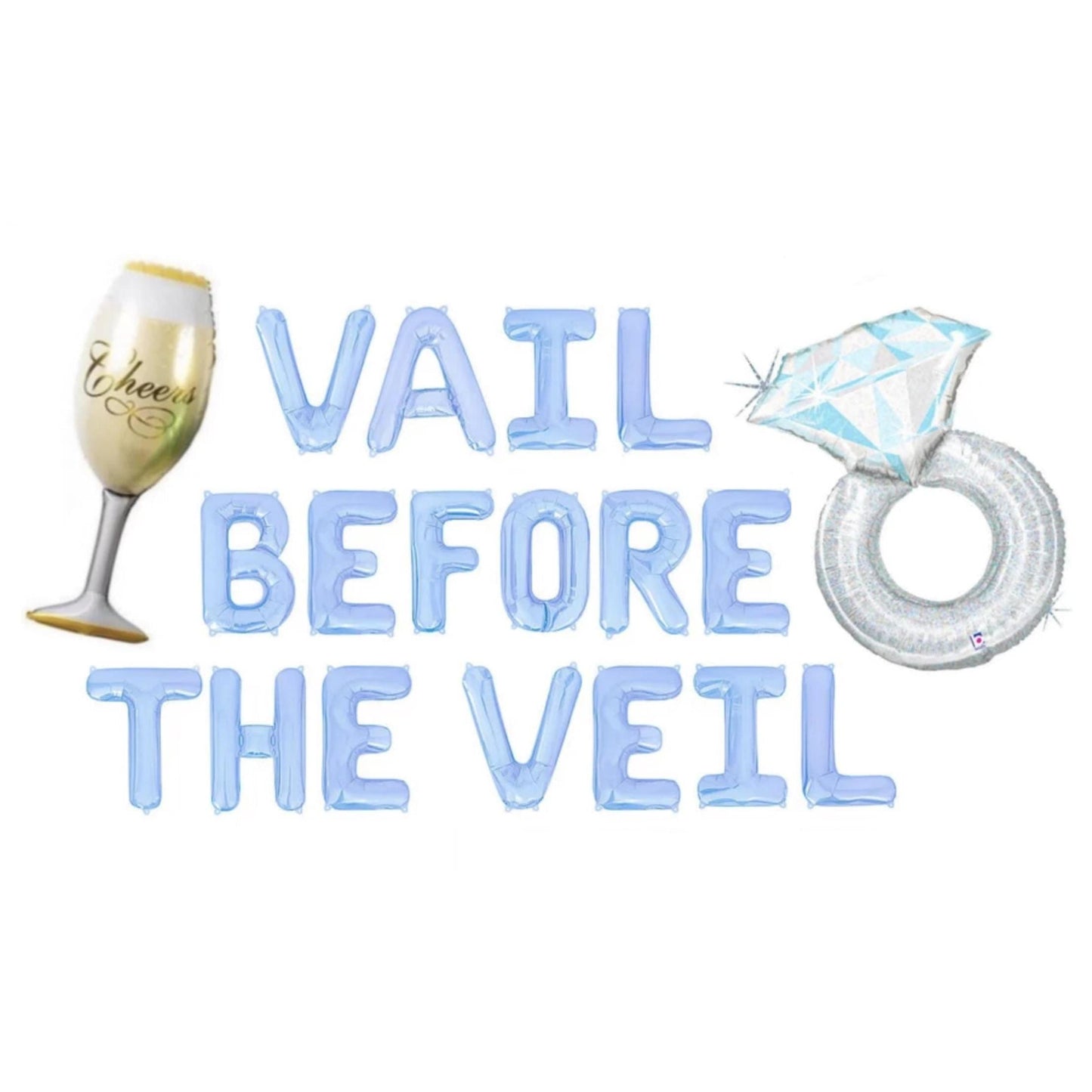 Vail Before The Veil Letter Balloon Kit