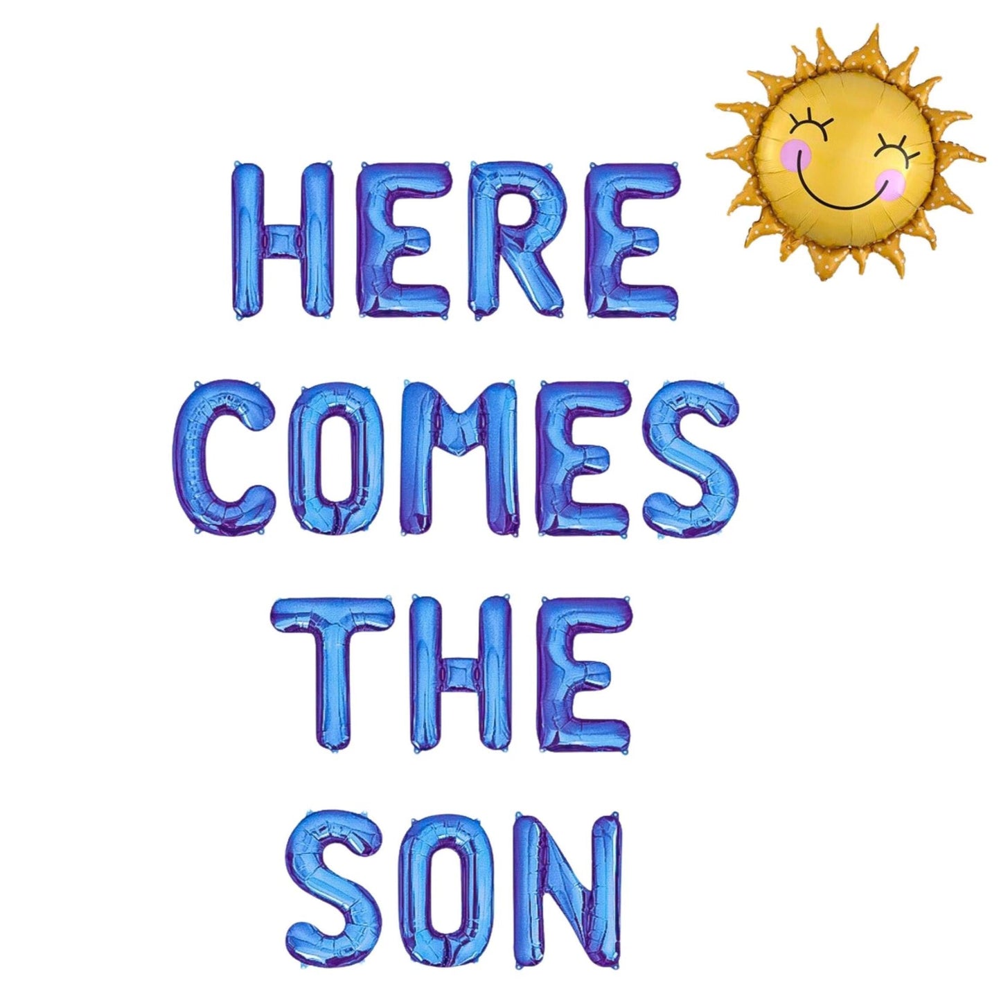 Here Comes The Son Letter Balloon Kit