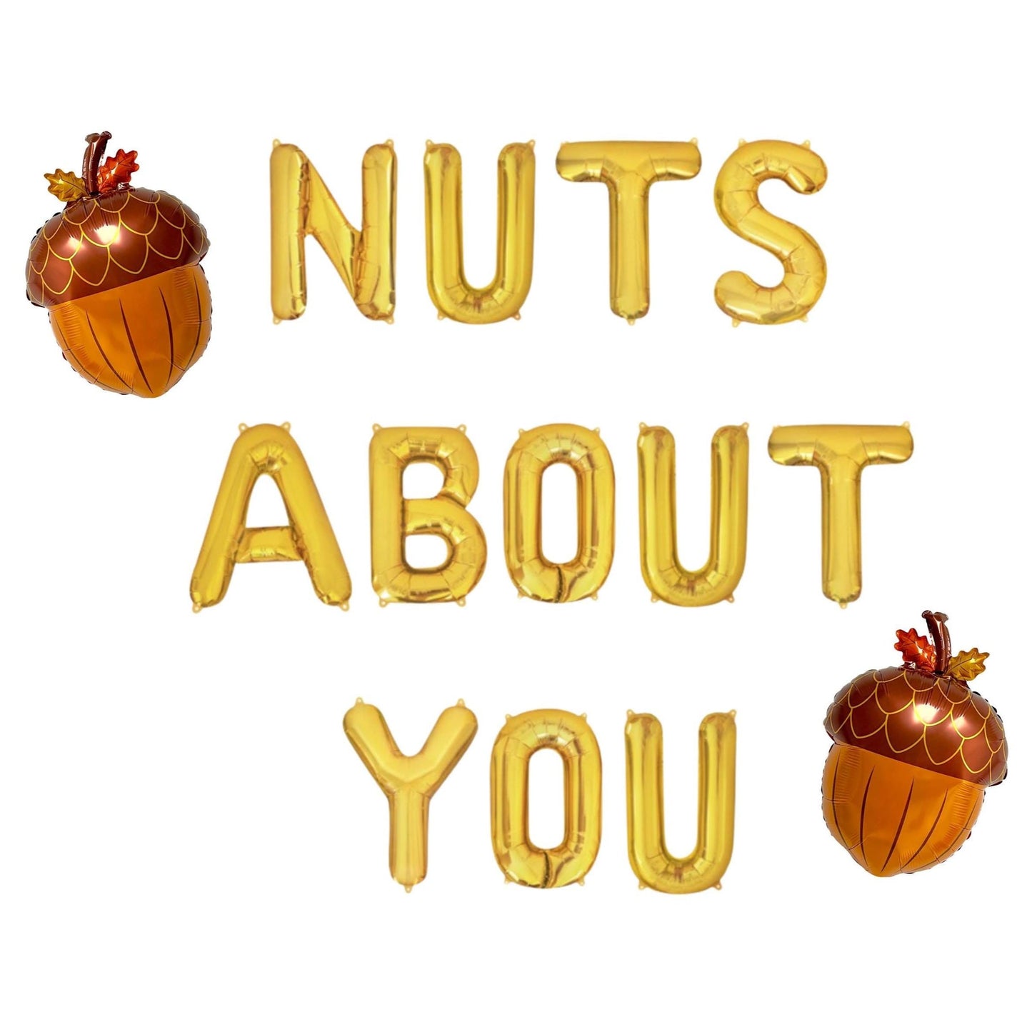 Nuts About You Letter Balloon Kit