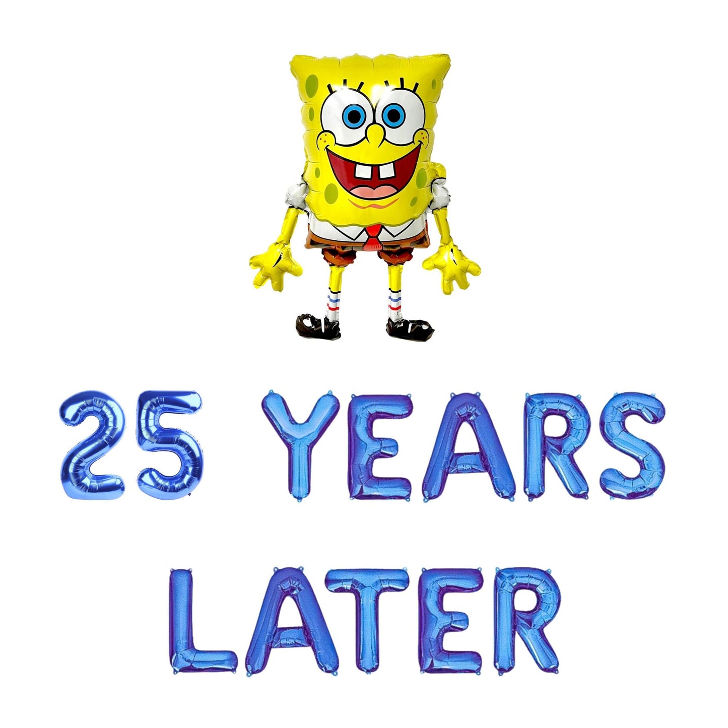 25 Years Later Letter Balloon Kit