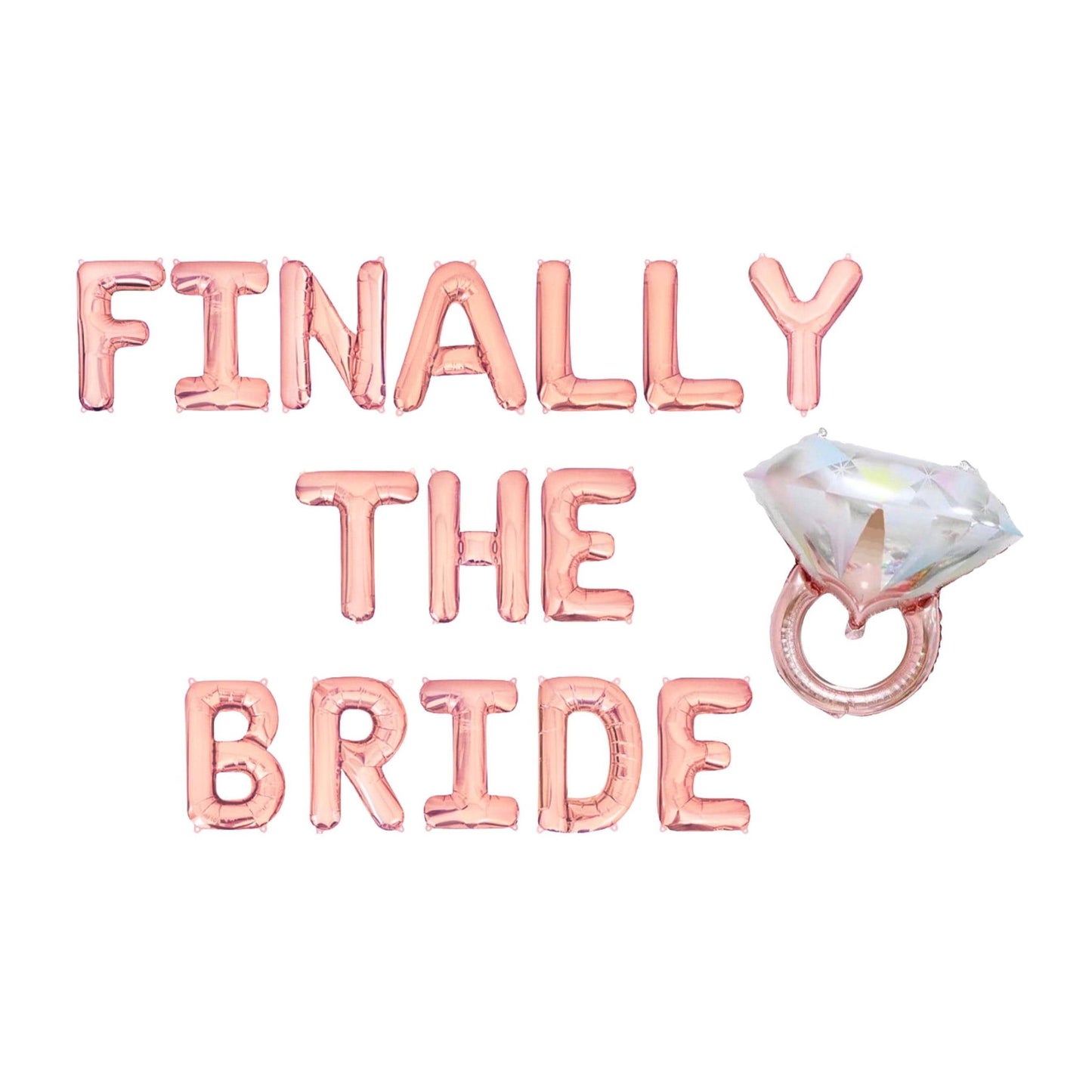 Finally The Bride Letter Balloon Kit