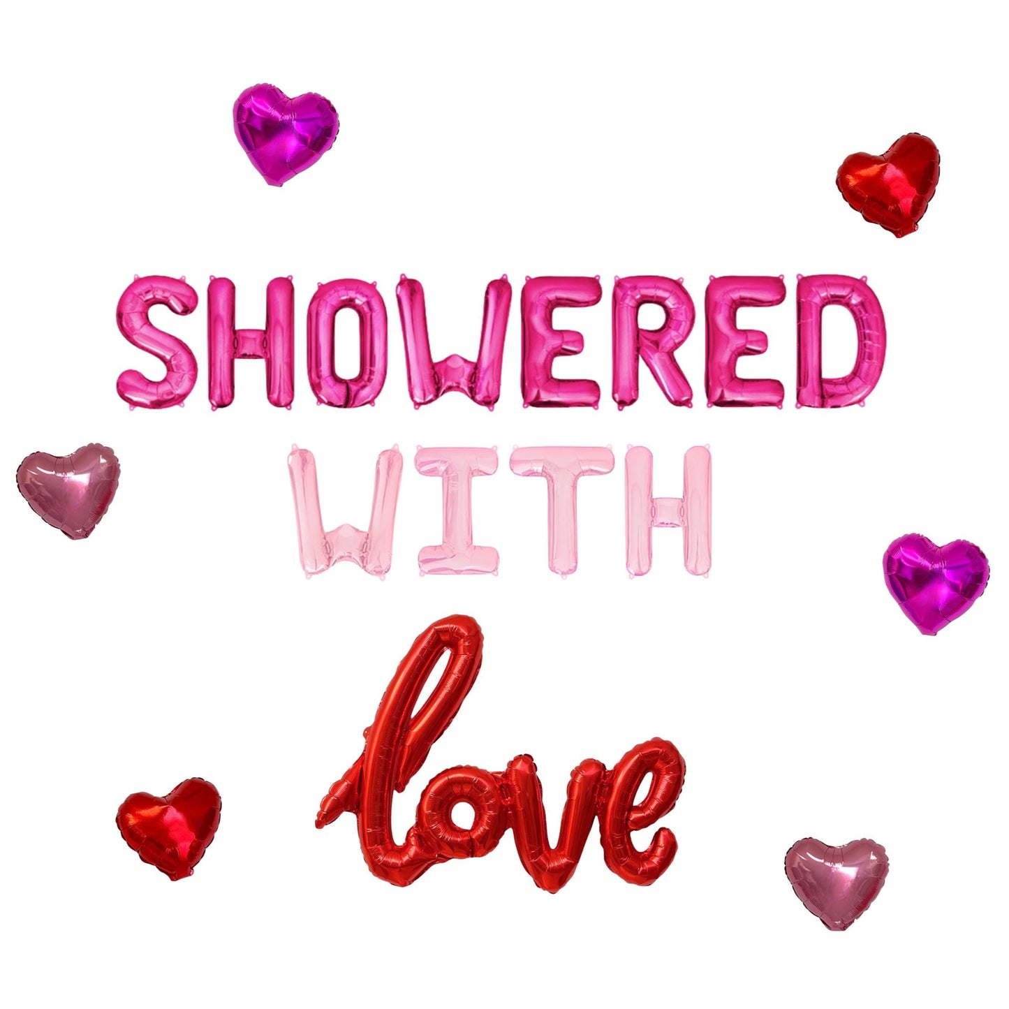 Showered With Love Letter Balloon Kit