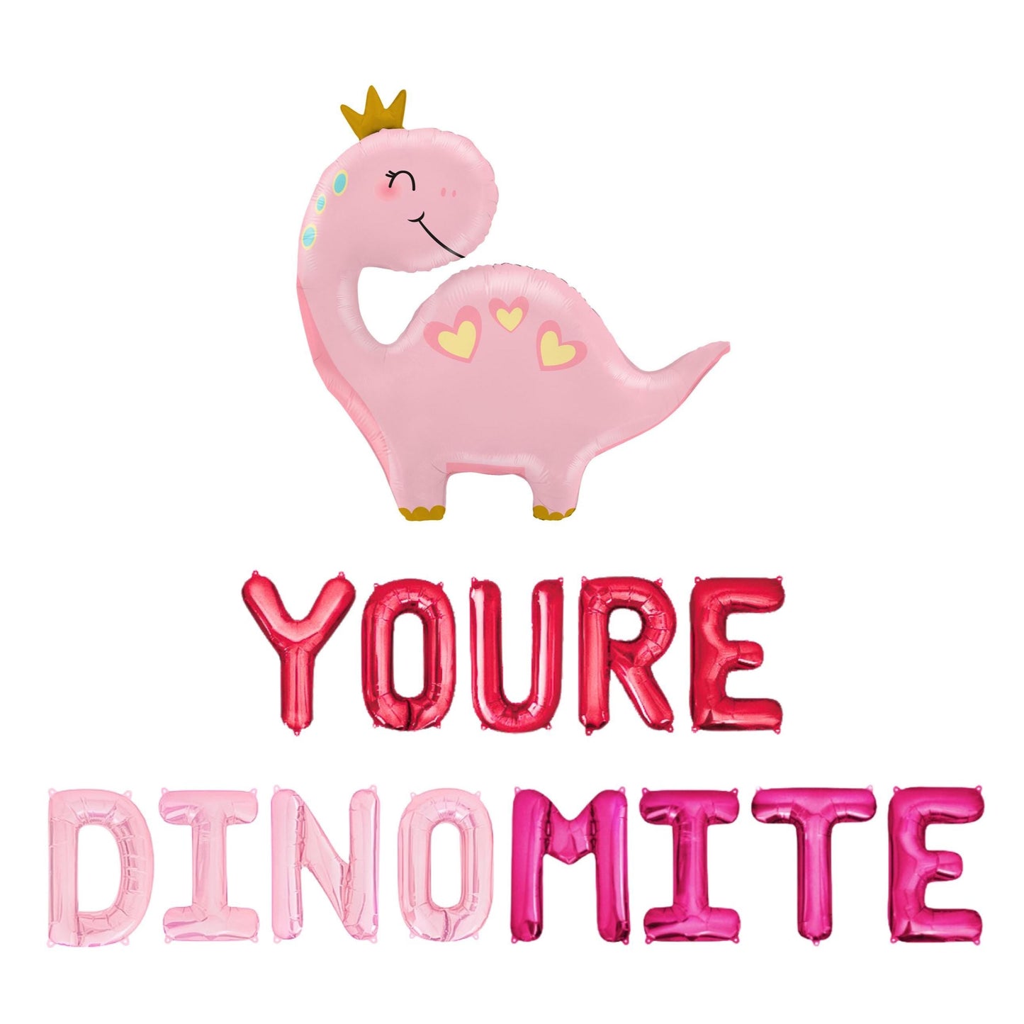 You're DinoMite Letter Balloon Kit