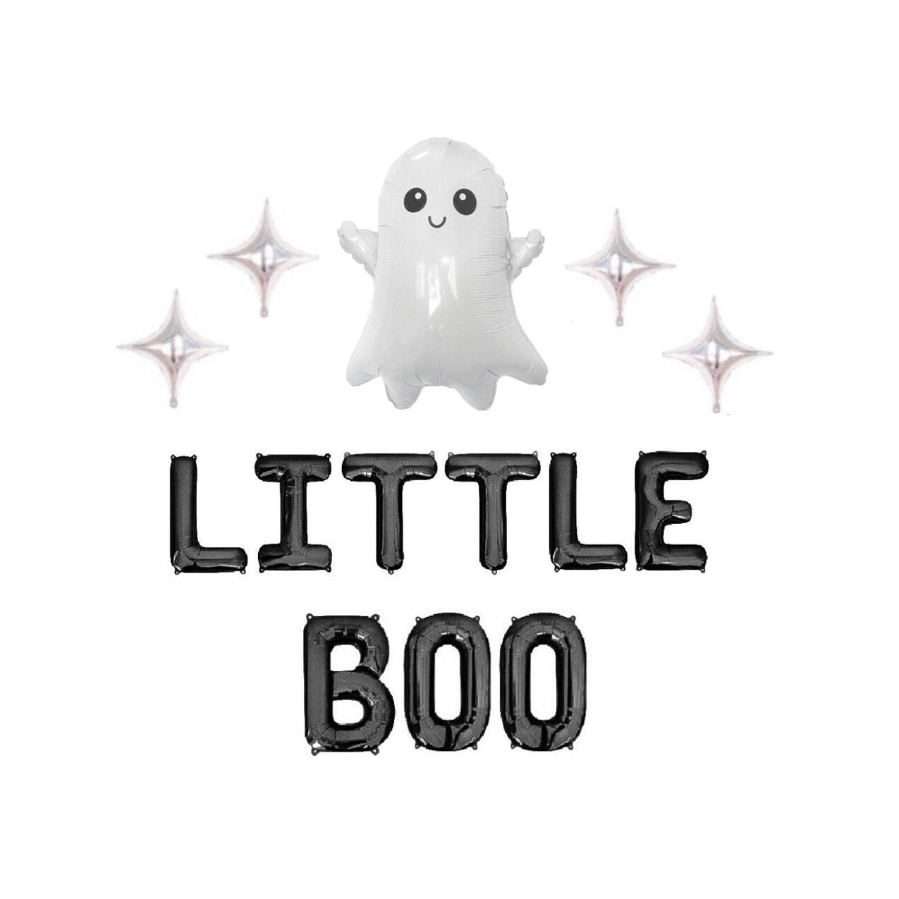 Little Boo Halloween Letter Balloon Kit