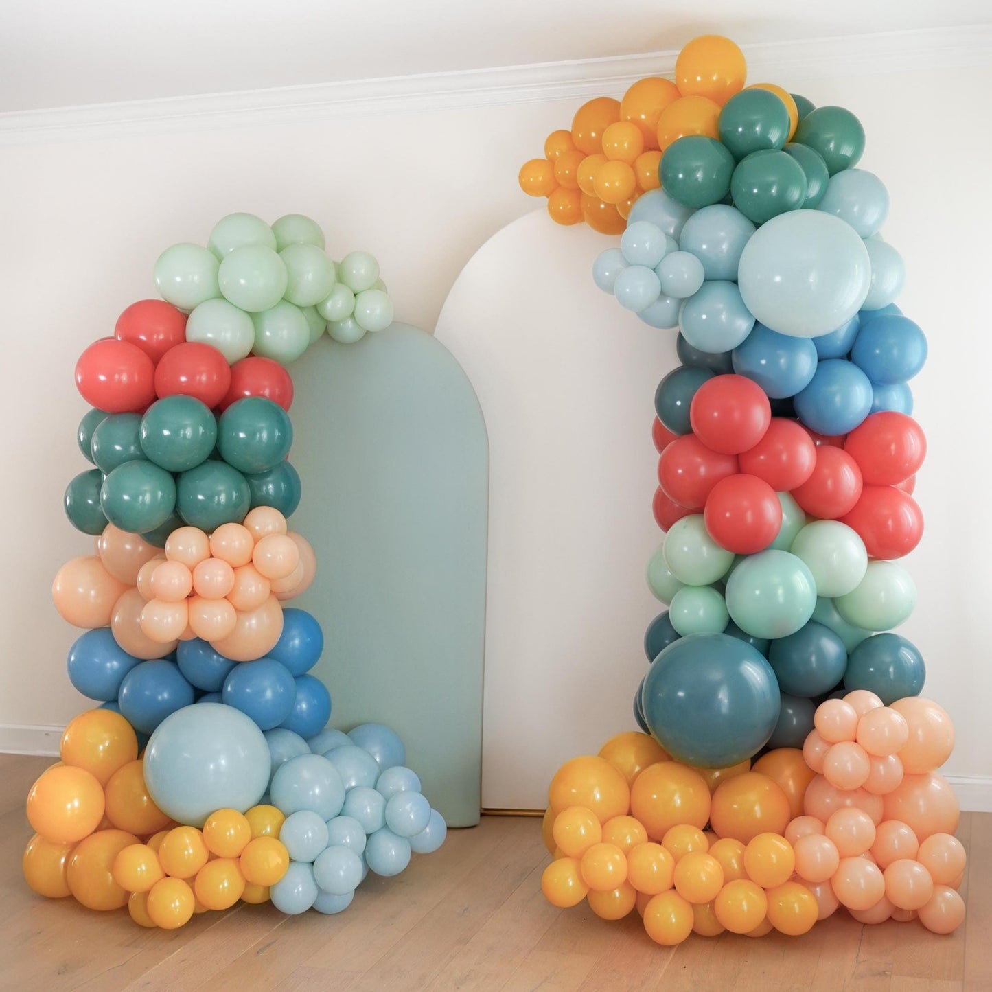 Boho Rainbow Balloon Garland Kit