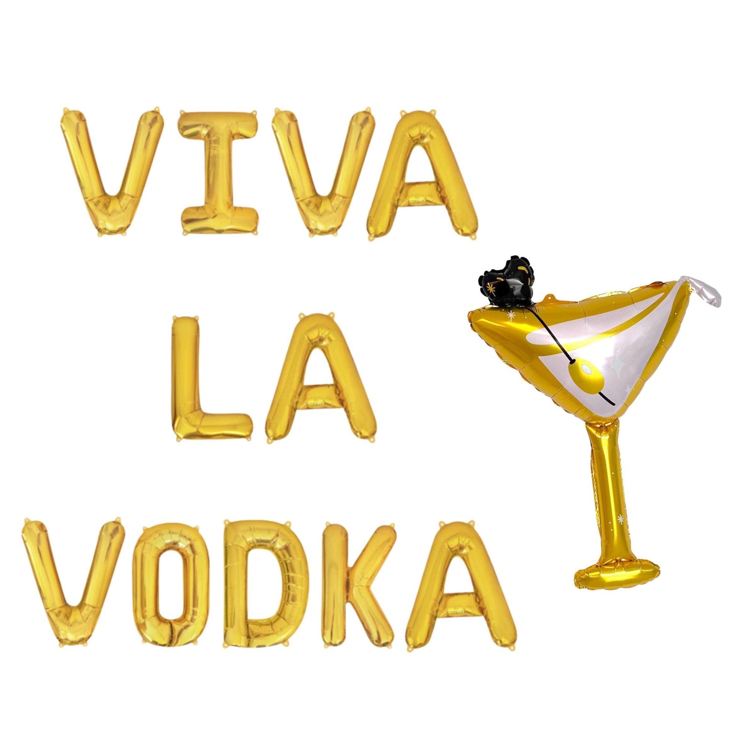 Viva La Vodka Letter Balloon Kit