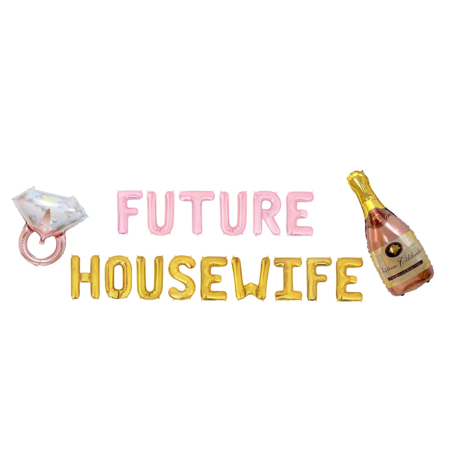 Future Housewife Letter Balloon Kit