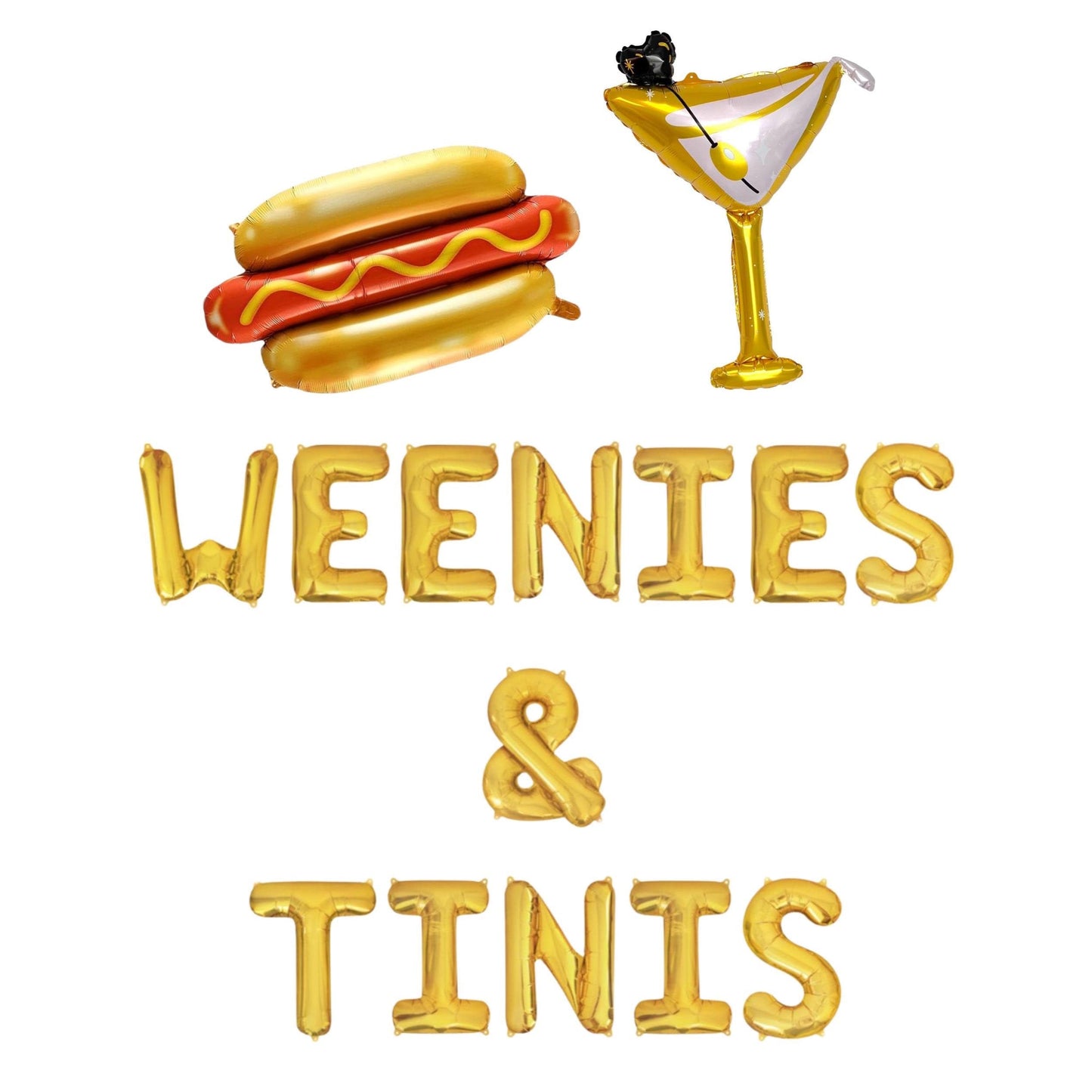 Weenies & Tinis Letter Balloon Kit