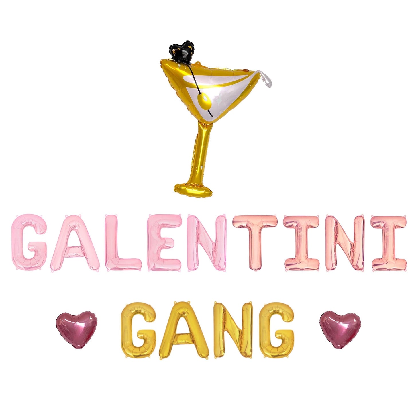 Galentini Party Letter Balloon Kit