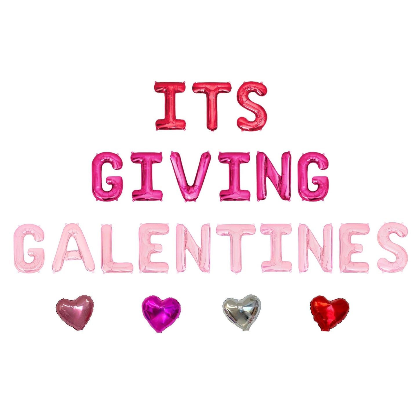 It's Giving Galentines Letter Balloon Kit