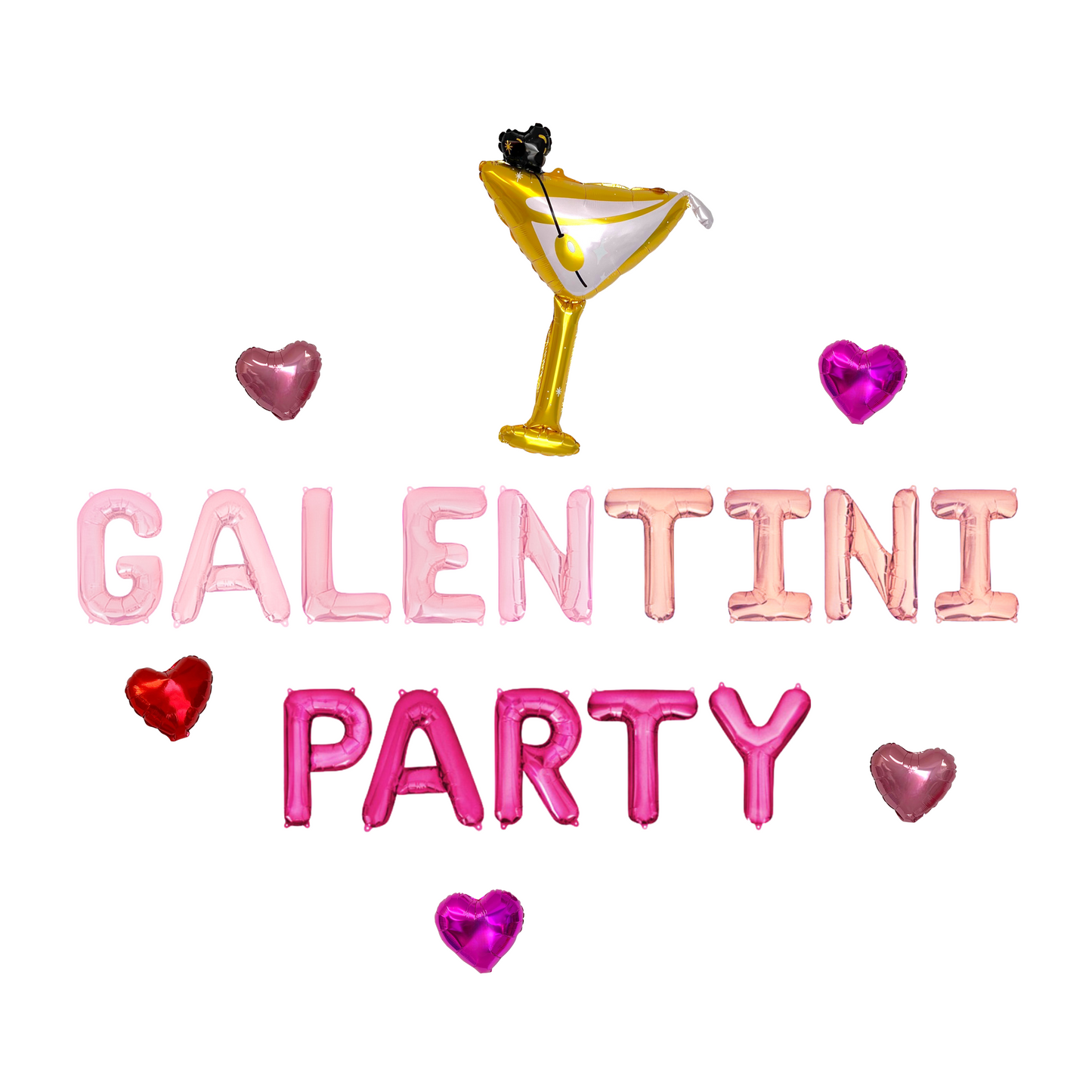 Galentini Party Letter Balloon Kit
