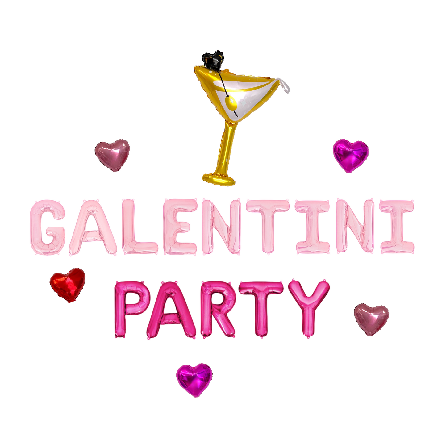 Galentini Party Letter Balloon Kit