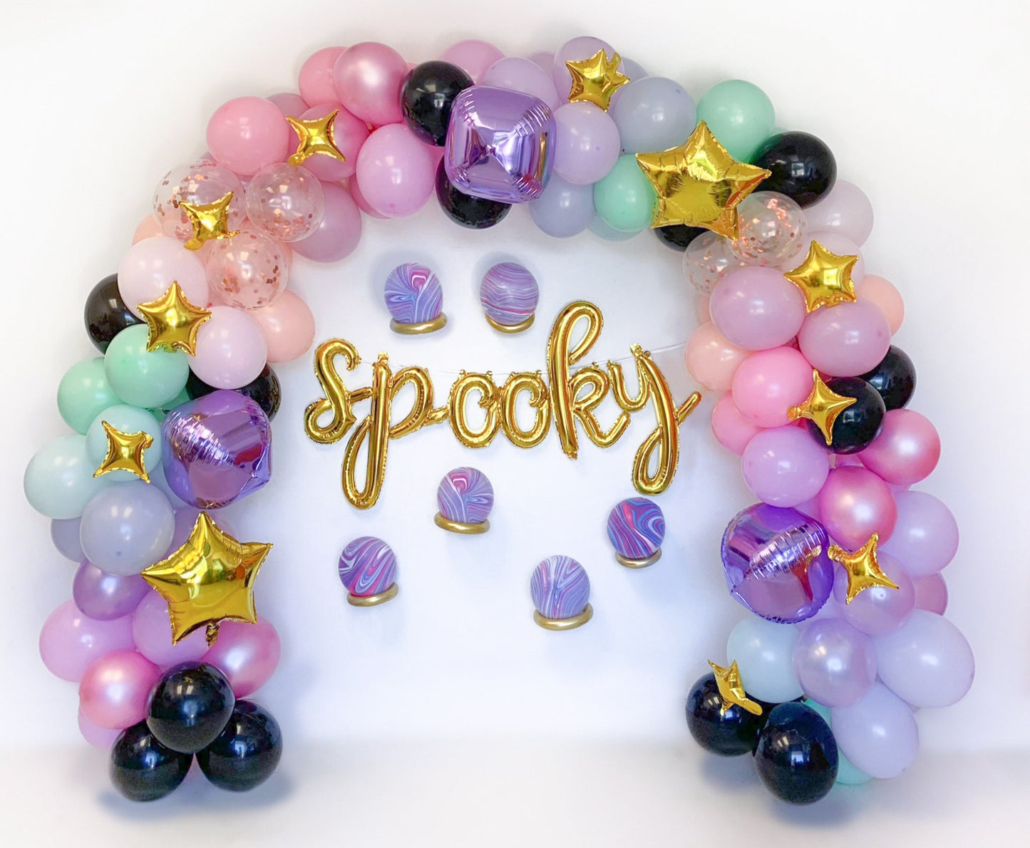 Pastel Spooky Halloween Balloon Garland Kit