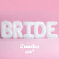 Jumbo Bride Letter Balloons