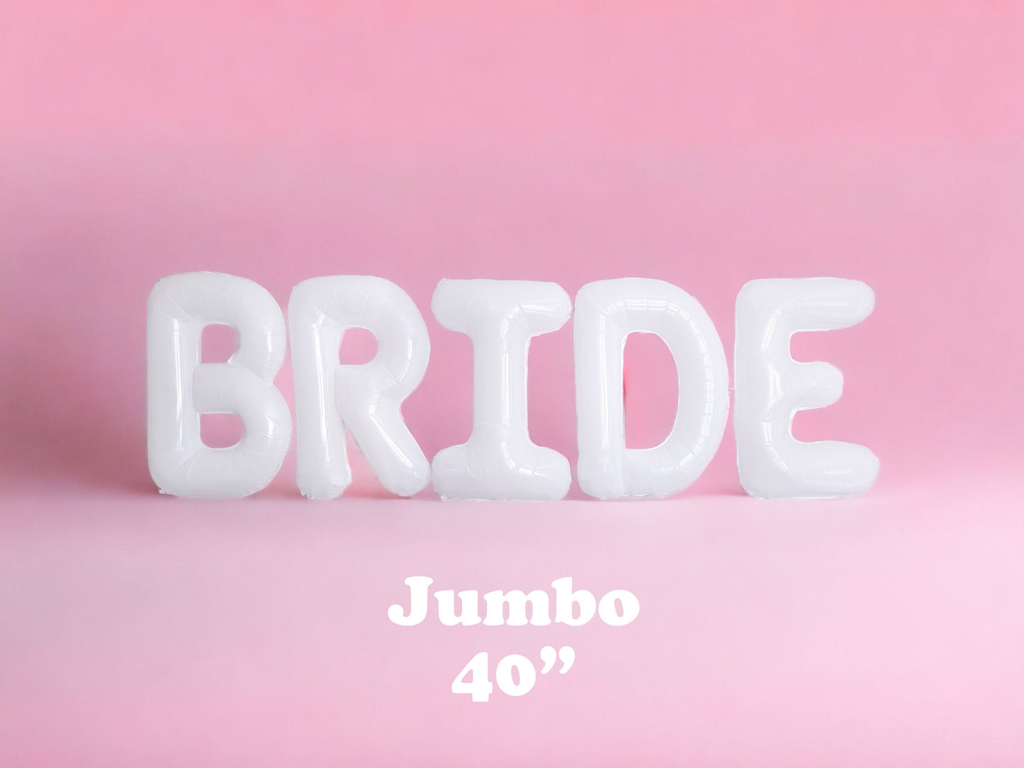 Jumbo Bride Letter Balloons