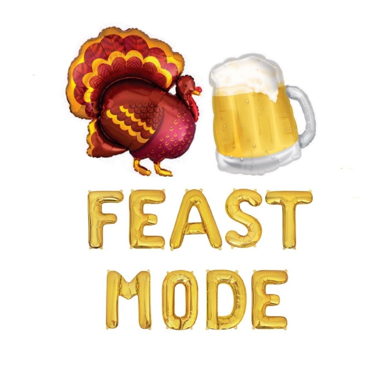Feast Letters Feast Mode Letter Balloon Kit – CherCanDoIt