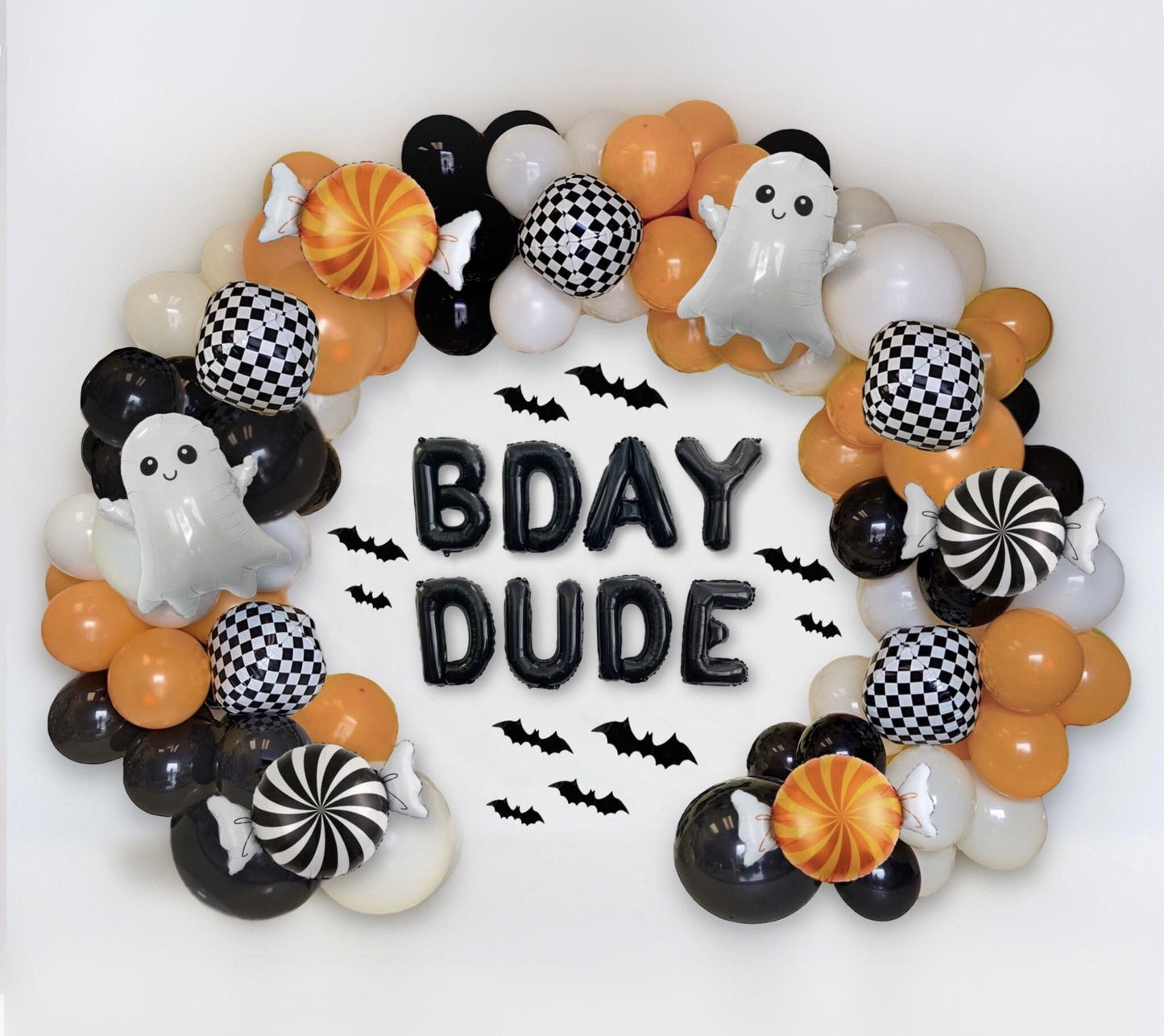 BDay Dude Halloween Balloon Garland Kit