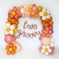 Oranges Two Groovy Balloon Garland Kit