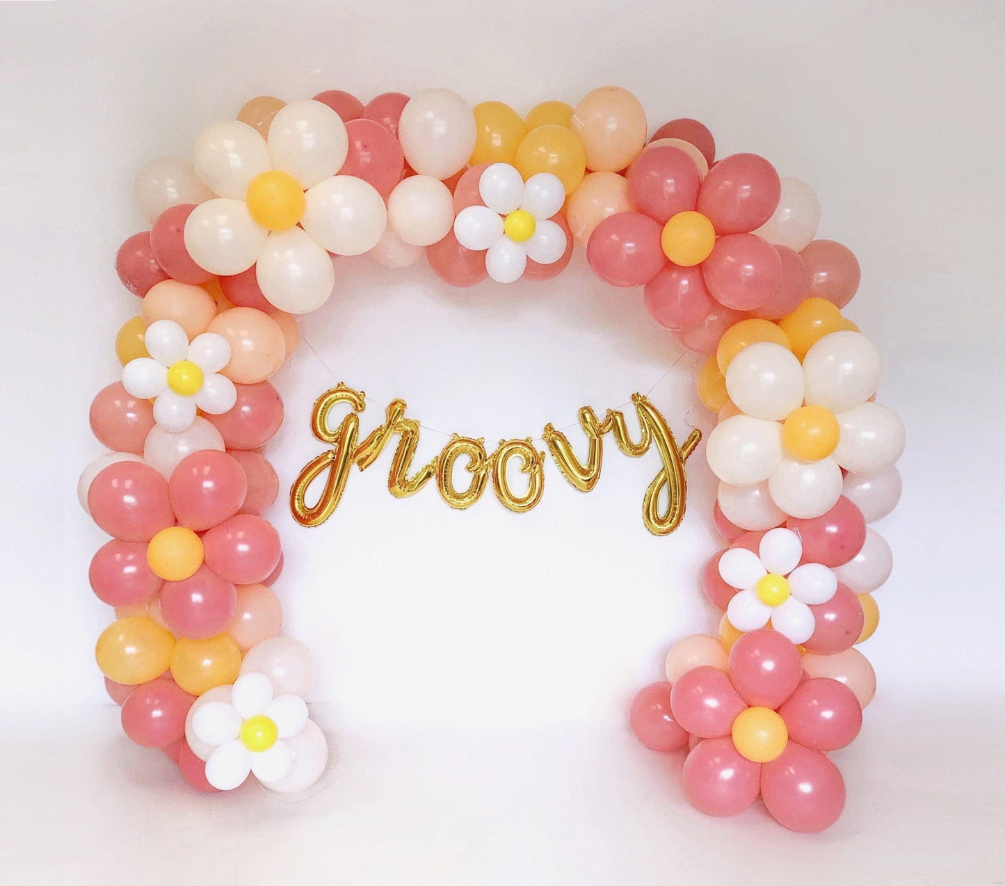 Pinks / Yellows Groovy Balloon Garland Kit