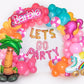 Lets Go Party Malibu Balloon Garland Kit