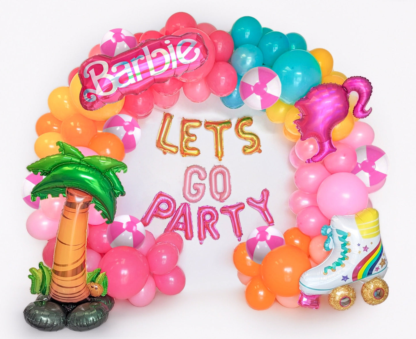 Lets Go Party Malibu Balloon Garland Kit