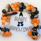 Orange A Baby is Brewing Halloween Balloon Garland Kit