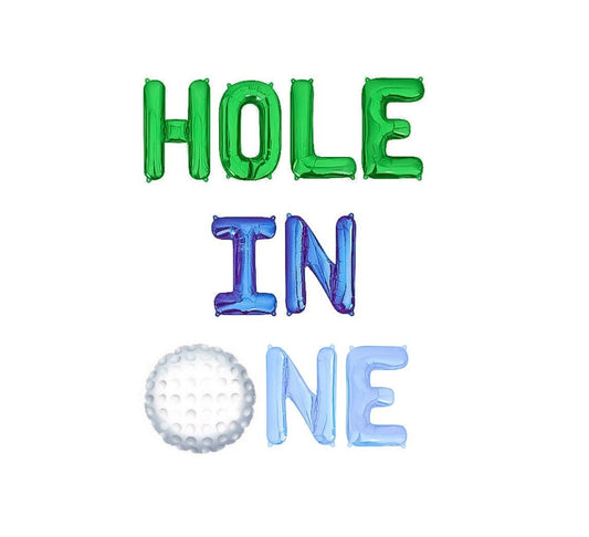 Hole In One Golf Letter Balloon Kit