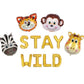 Stay Wild Letter Balloon Kit