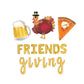 Friendsgiving Thanksgiving Themed Letter Balloon Kit