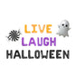 Live Laugh Halloween Letter Balloon Kit