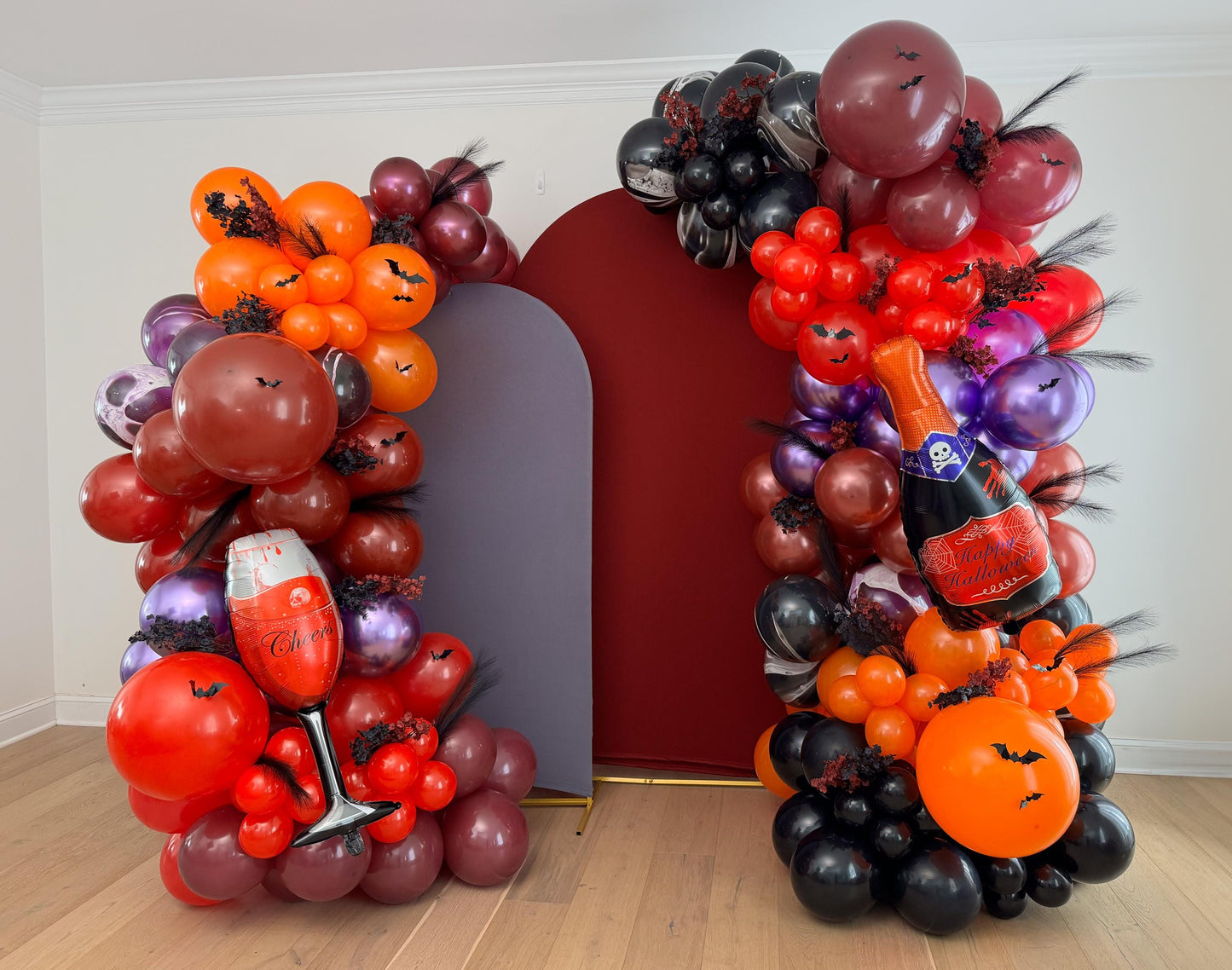 Spooky Vampire Halloween Balloon Garland Kit