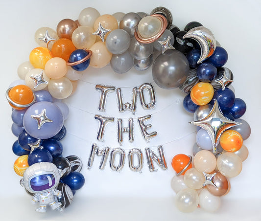 Space Two the Moon Balloon Garland Kit