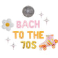 Bach To The 70s Letter Balloon Kit