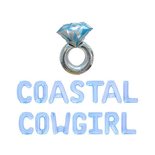 Coastal CowGirl Letter Balloon Kit