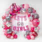 Lets Go Girls Balloon Garland Kit